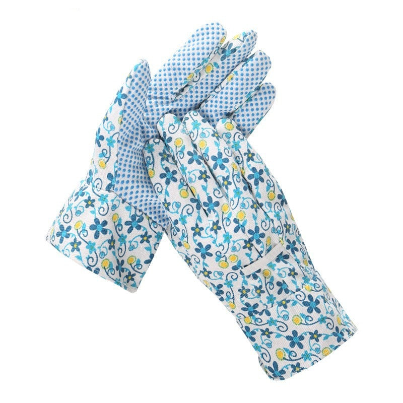 Gardening Gloves, flower print gardening gloves