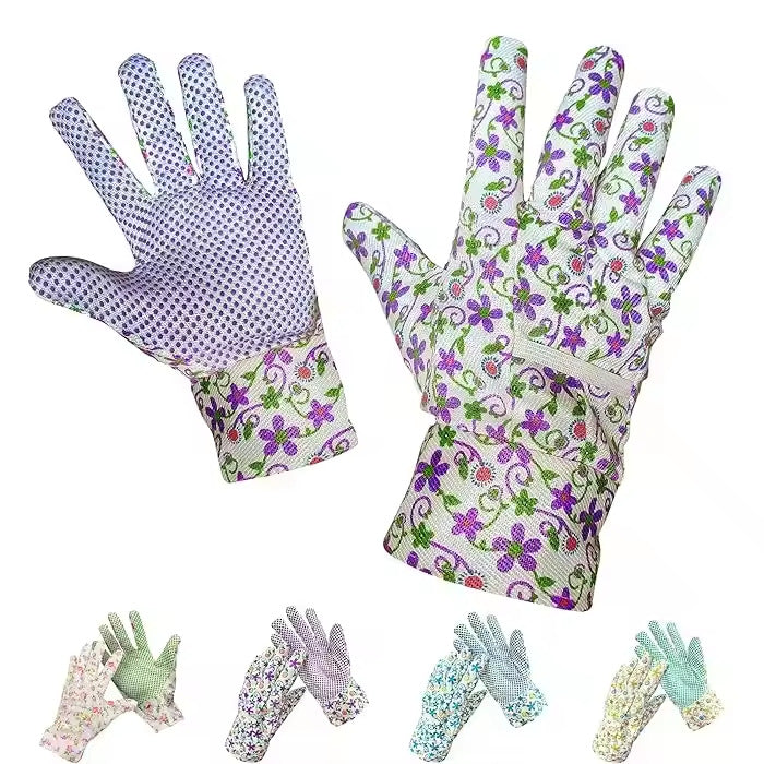 Gardening Gloves, flower print gardening gloves